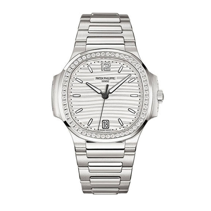 P. Philippe Nautilus Ladies Automatic - 35.2 mm - Steel - Silvery Opaline Dial - 7118/1200A-010