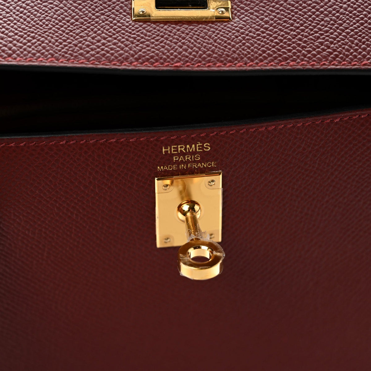 Hermes Epsom Kelly Sellier 25 Rouge H