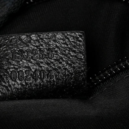 Gucci GG Monogram Large Web Handle Vertical Tote Black