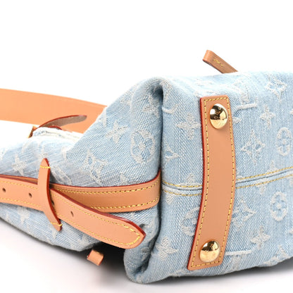 Louis Vuitton Monogram Denim CarryAll PM Sky Blue