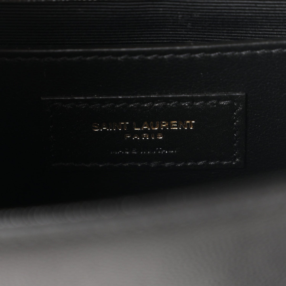 Saint Laurent Grain De Poudre Small Classic Monogram Kate Tassel Satchel Black