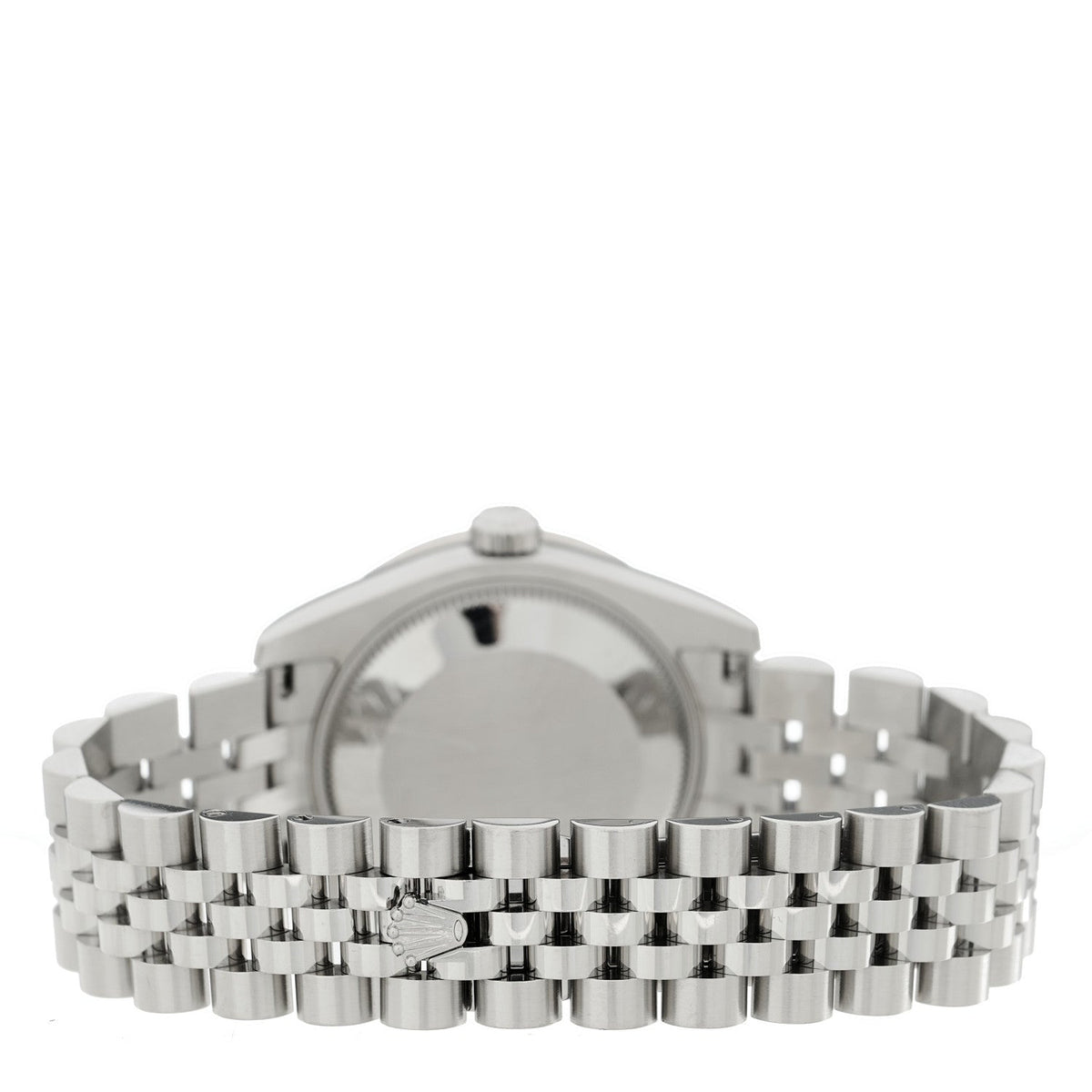 Rolex Stainless Steel 18K White Gold Diamond 31mm Datejust Watch 278384RBR