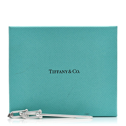 Tiffany Sterling Silver HardWear Double Long Link Earrings