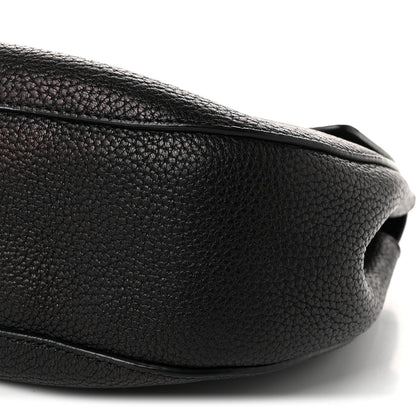 Chloe Grained Lambskin Drew Shoulder Bag Black