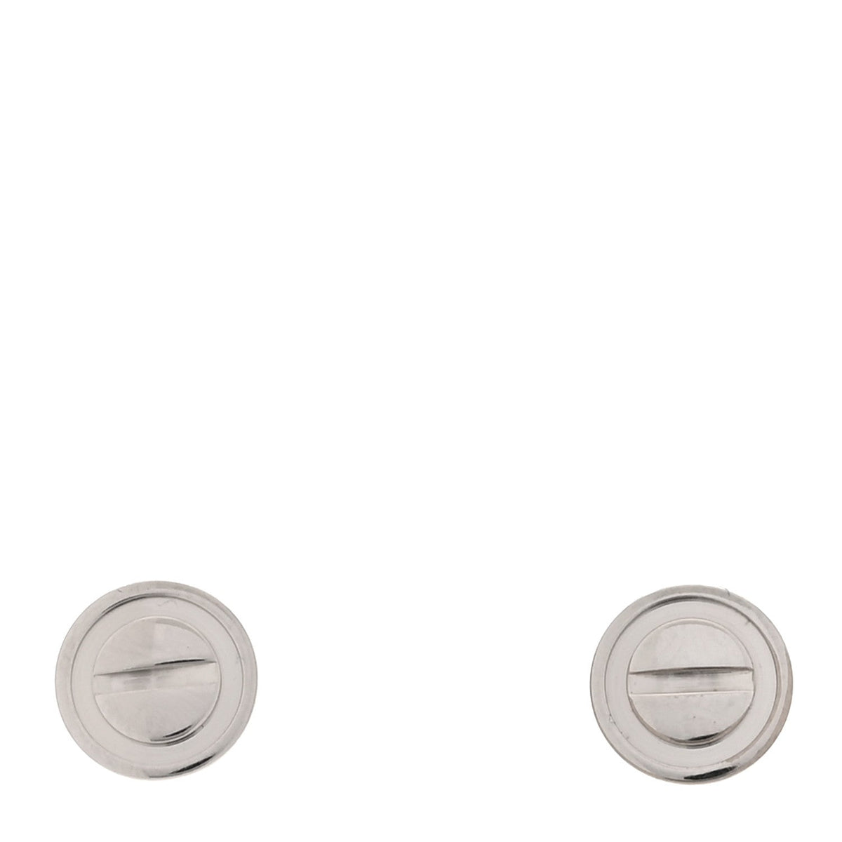 Cartier 18K White Gold LOVE Earrings