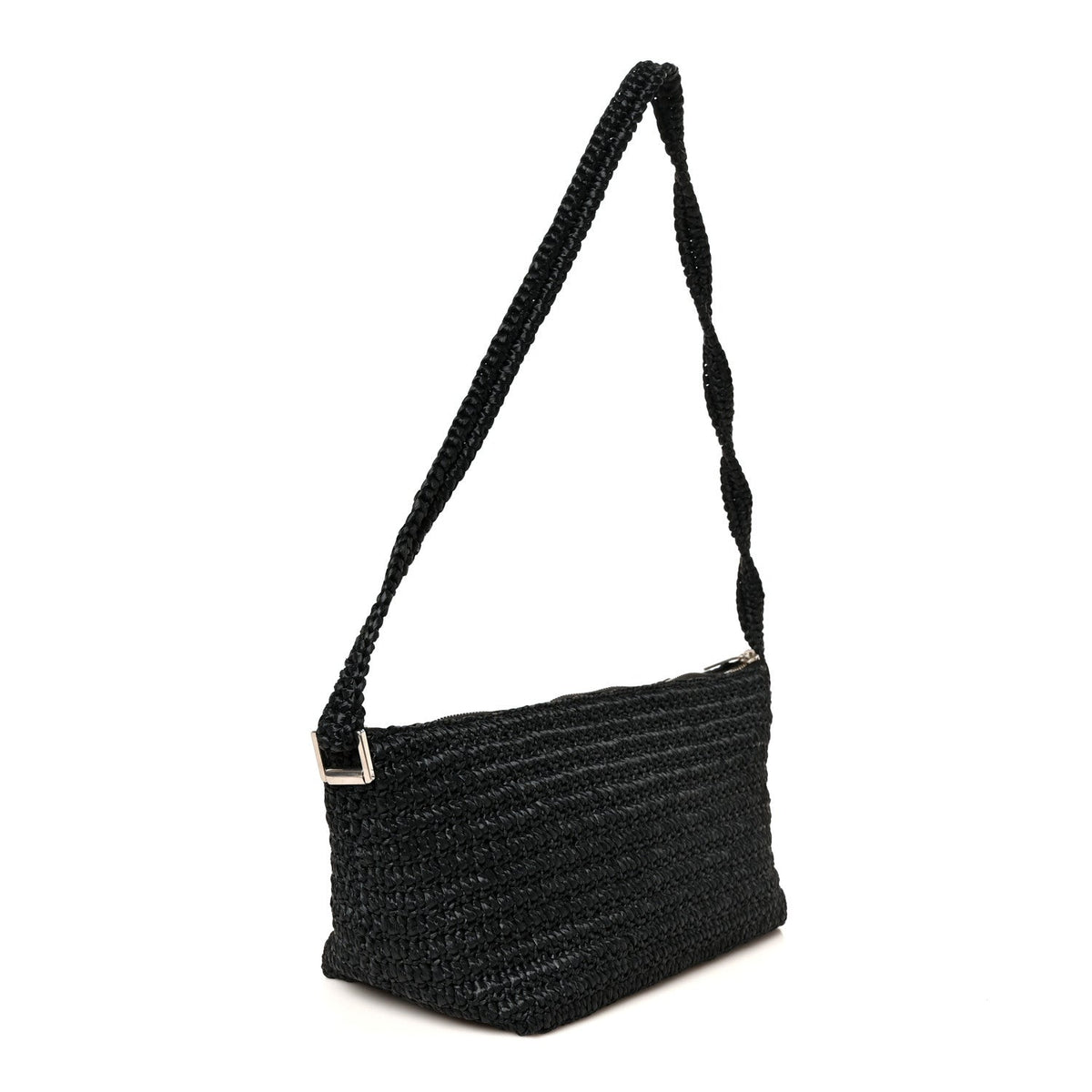 Saint Laurent Raffia Le Crossbody Black 1919393