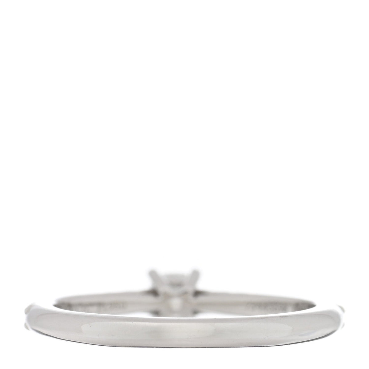 Tiffany Platinum Diamond 0.20ct Novo Cushion Cut Engagement Ring 5.75