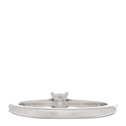 Tiffany Platinum Diamond 0.20ct Novo Cushion Cut Engagement Ring 5.75
