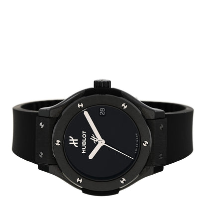 Hublot Ceramic Rubber 33mm Classic Fusion Black Magic Watch Black 581.CX.1270.RX.MDM