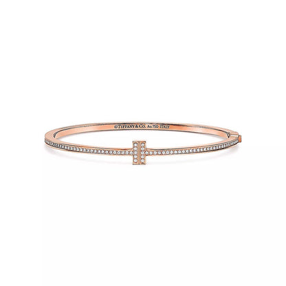 18K Gold Tiffany T Bracelet