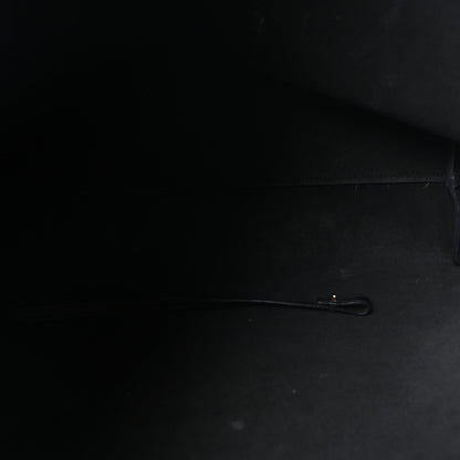 Saint Laurent Calfskin Large Shopping Tote Black