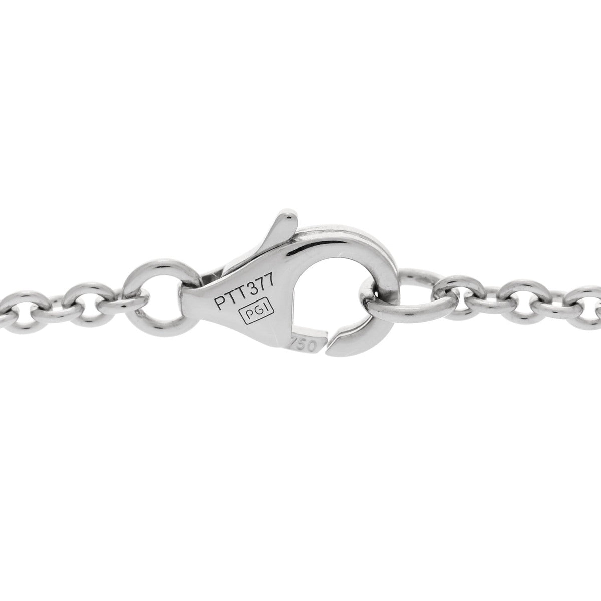Cartier 18K White Gold Interlocking LOVE Necklace