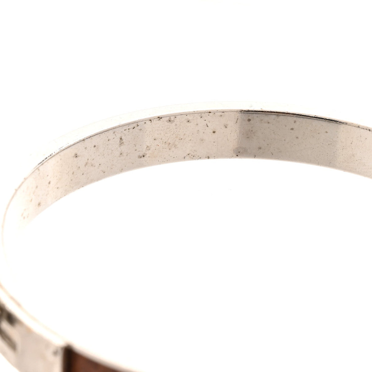 Hermès Lizard Kelly Lock Cadena Bracelet Brown