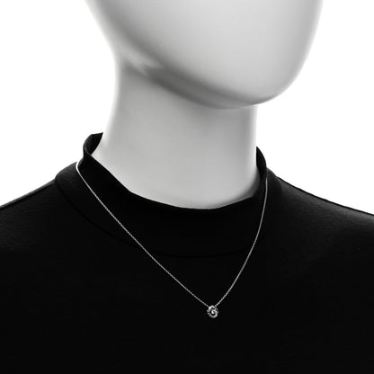 David Yurman Sterling Silver Diamond 8mm Petite Infinity Pendant Necklace