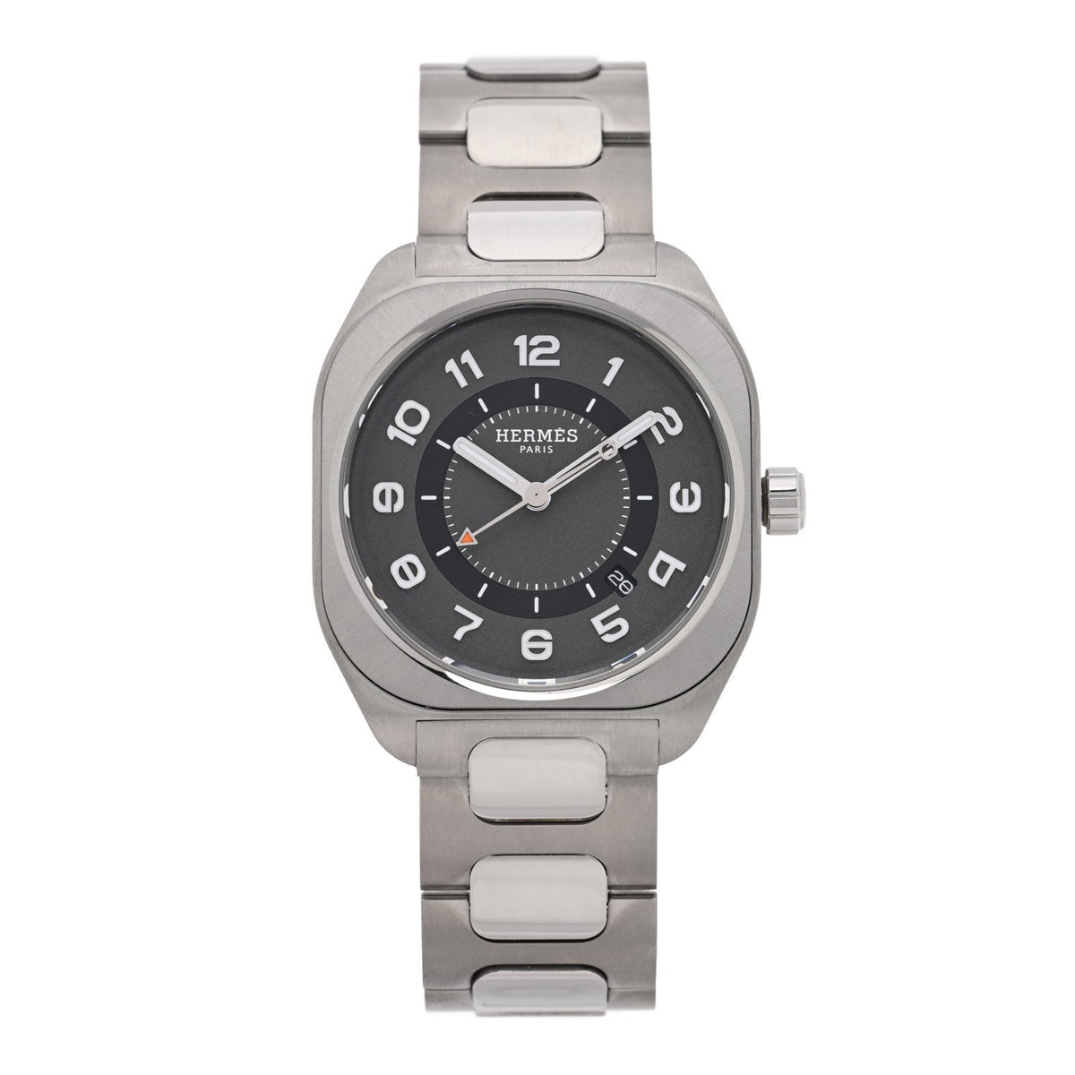 Hermes Titanium 39mm H08 Automatic Watch Grey