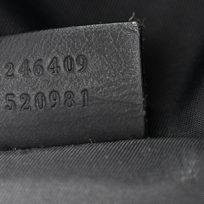Gucci Guccissima Web Belt Bag Black
