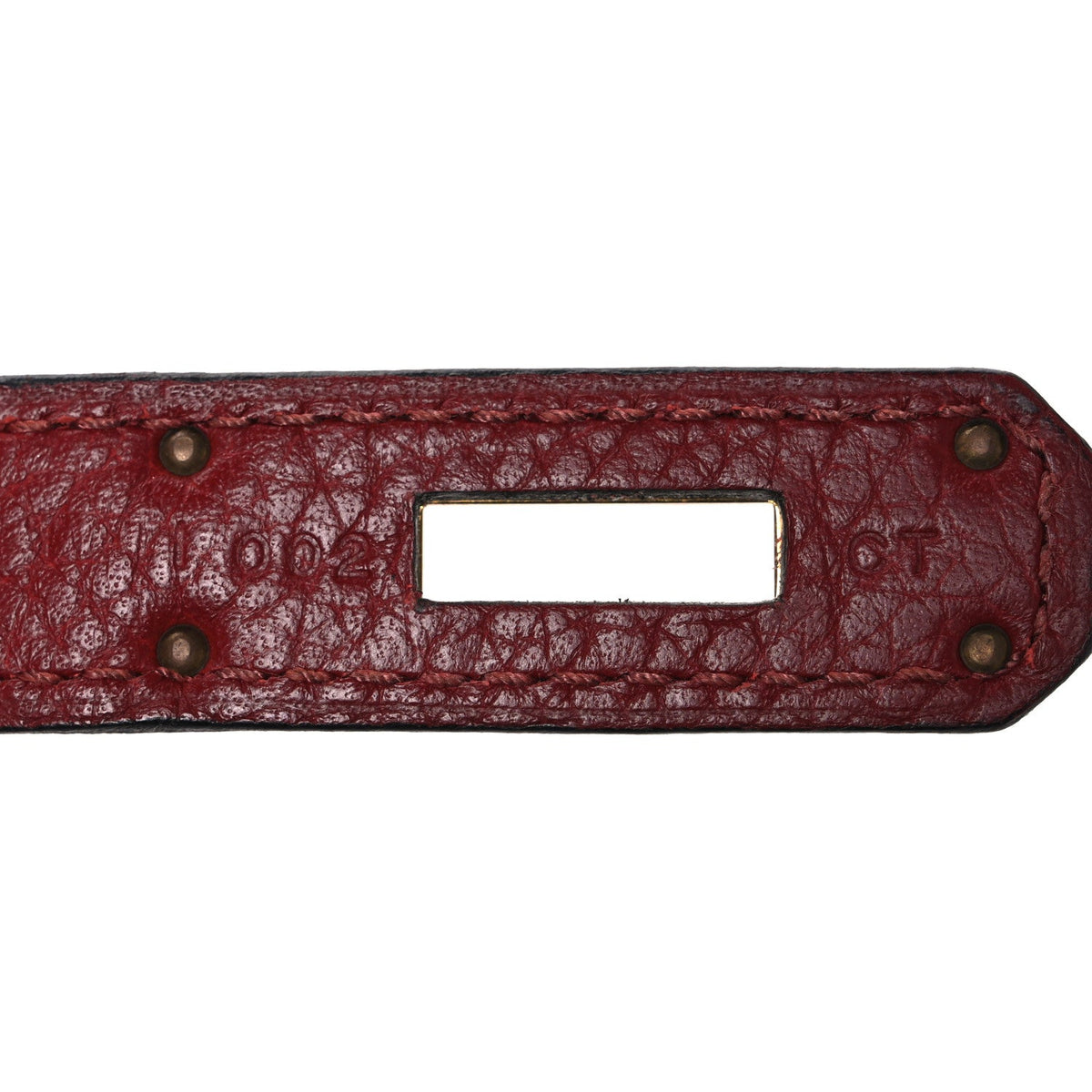 Hermes Taurillon Clemence Retourne Kelly 35 Rouge Garance