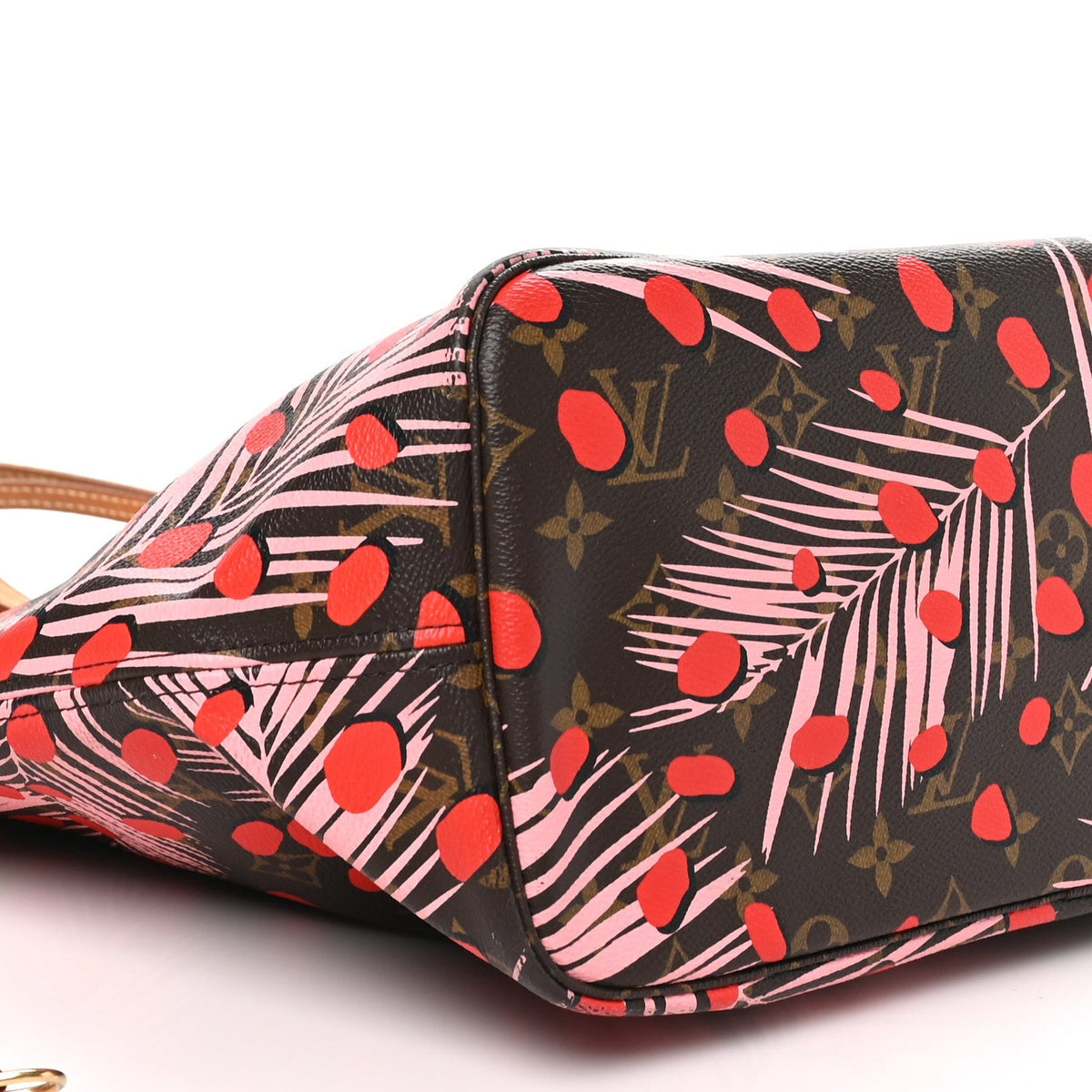 Louis Vuitton Monogram Jungle Dots Neo Neverfull MM Sugar Pink Poppy