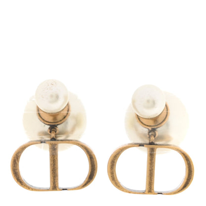 Christian Dior Pearl Mise En Dior CD Tribal Earrings