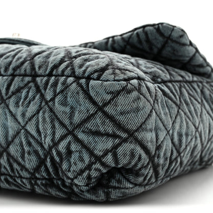 Chanel Denim Quilted Denimpression Flap Blue Black 1982470