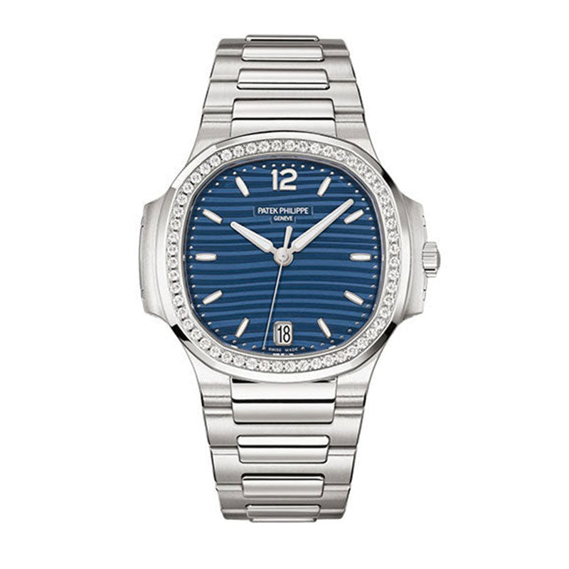 P. Philippe Nautilus Ladies Automatic - 35.2 mm - Steel - Blue Opaline Dial - 7118/1200A-001