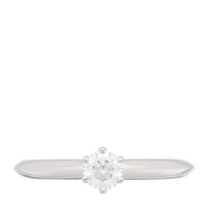 Tiffany Platinum Diamond 0.25ct Solitaire Engagement Ring