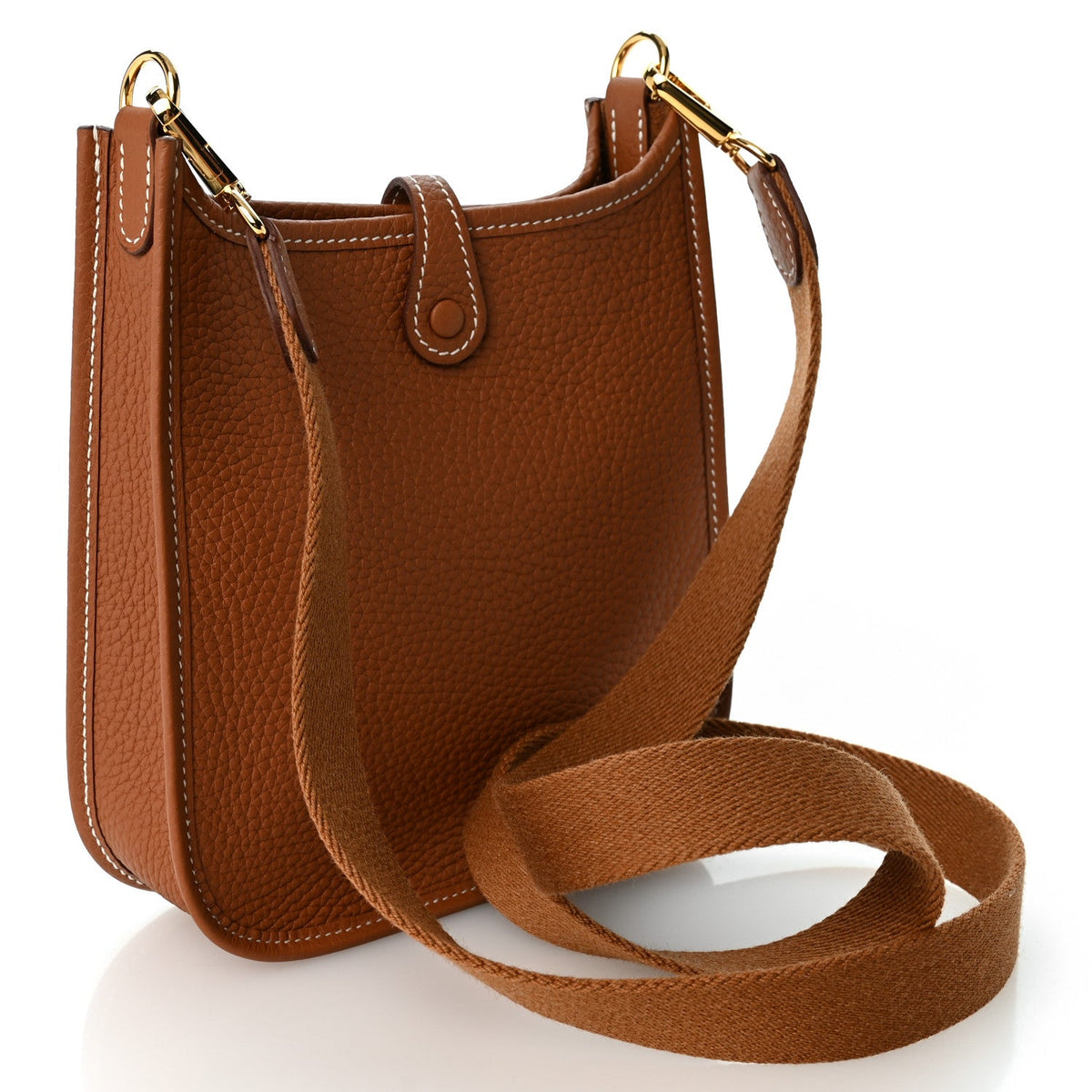 Hermes Taurillon Clemence Evelyne TPM Gold