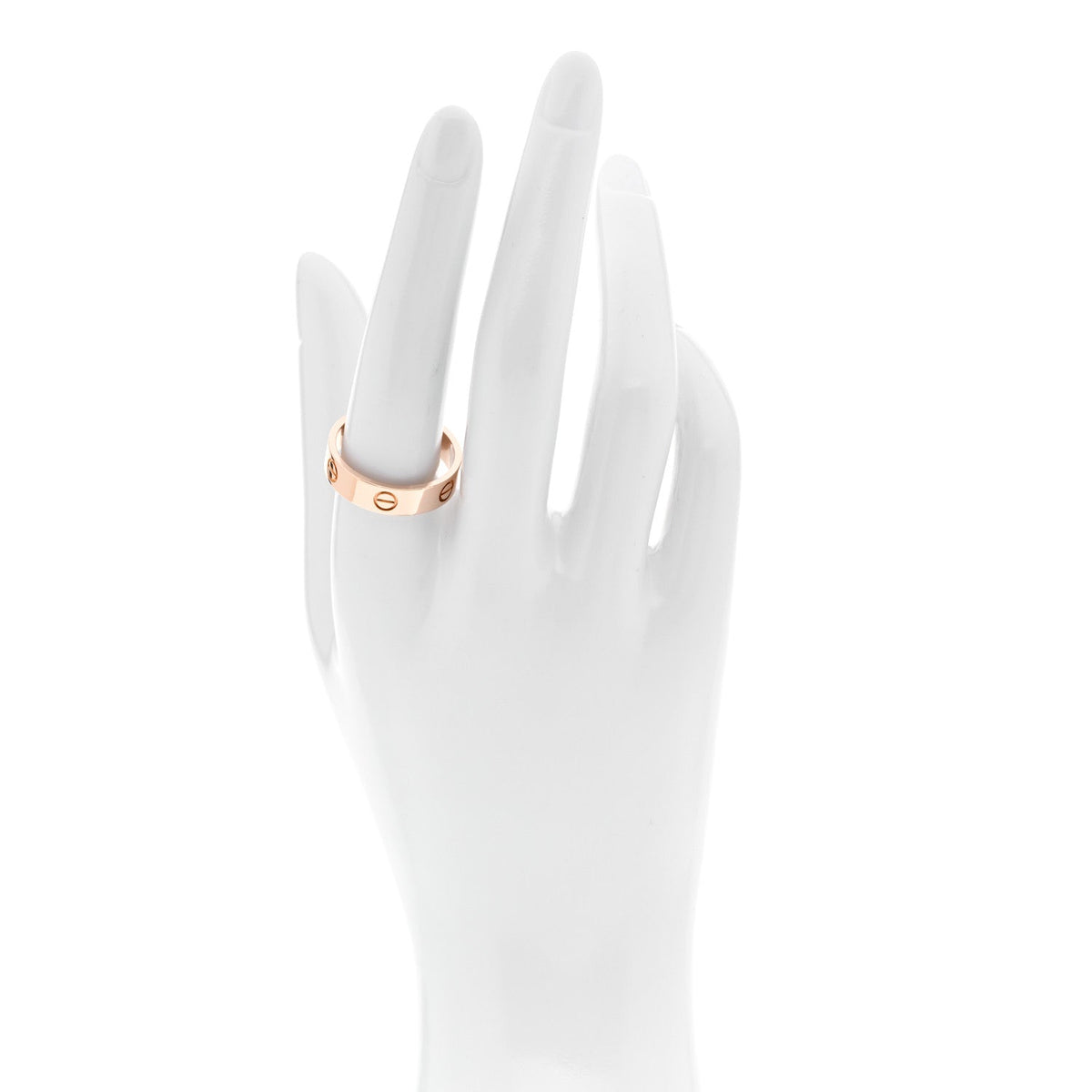 Cartier 18K Pink Gold 5.5mm LOVE Ring 61 9.5