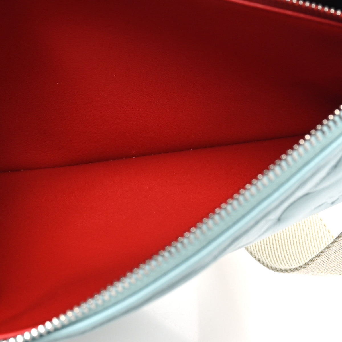 Louis Vuitton Lambskin Embossed Monogram Coussin PM Bleu