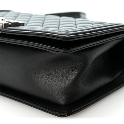 Chanel Calfskin Quilted Medium Boy Flap Black