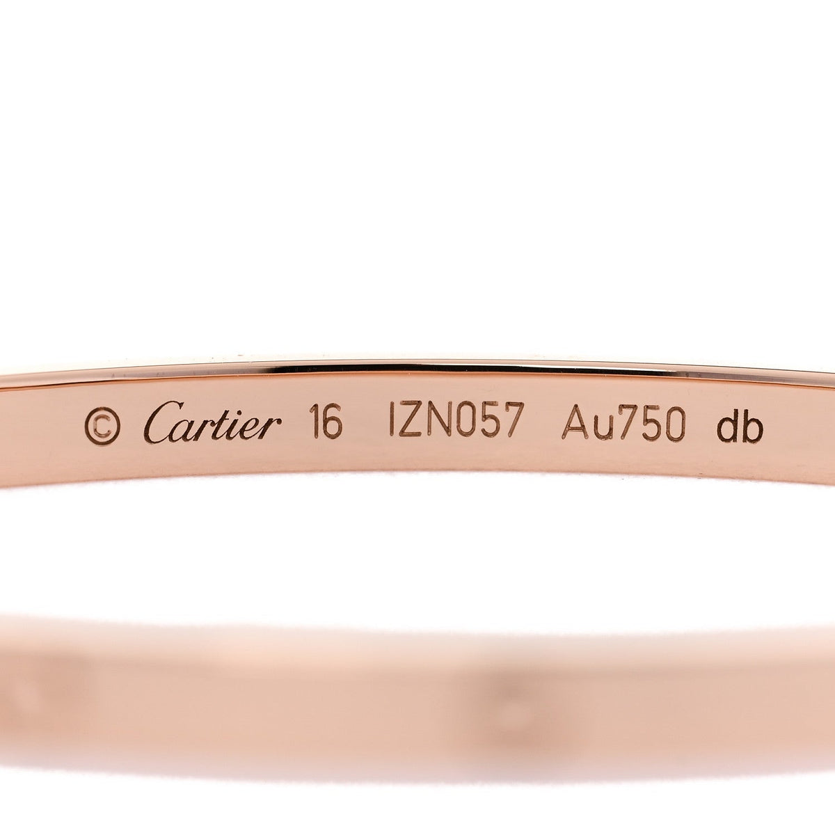 Cartier 18K Pink Gold Small LOVE Bracelet 16