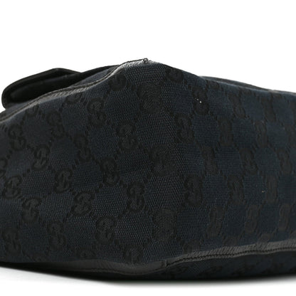 Gucci Monogram Abbey D Ring Tote Black