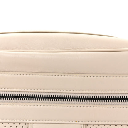 Bottega Veneta Perforated Calfskin Leggero Belt Bag Mist Plaster