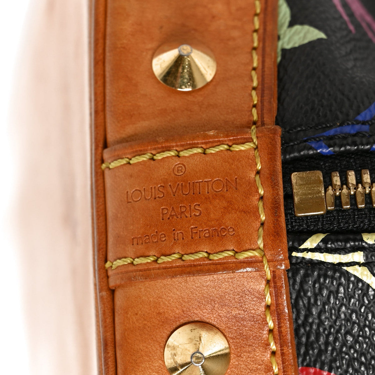 Louis Vuitton Monogram Multicolor Alma Bag Black