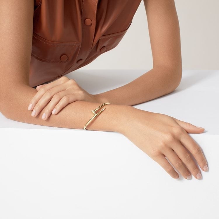 18K Gold Diamond Cartier Juste un Clou Bracelet