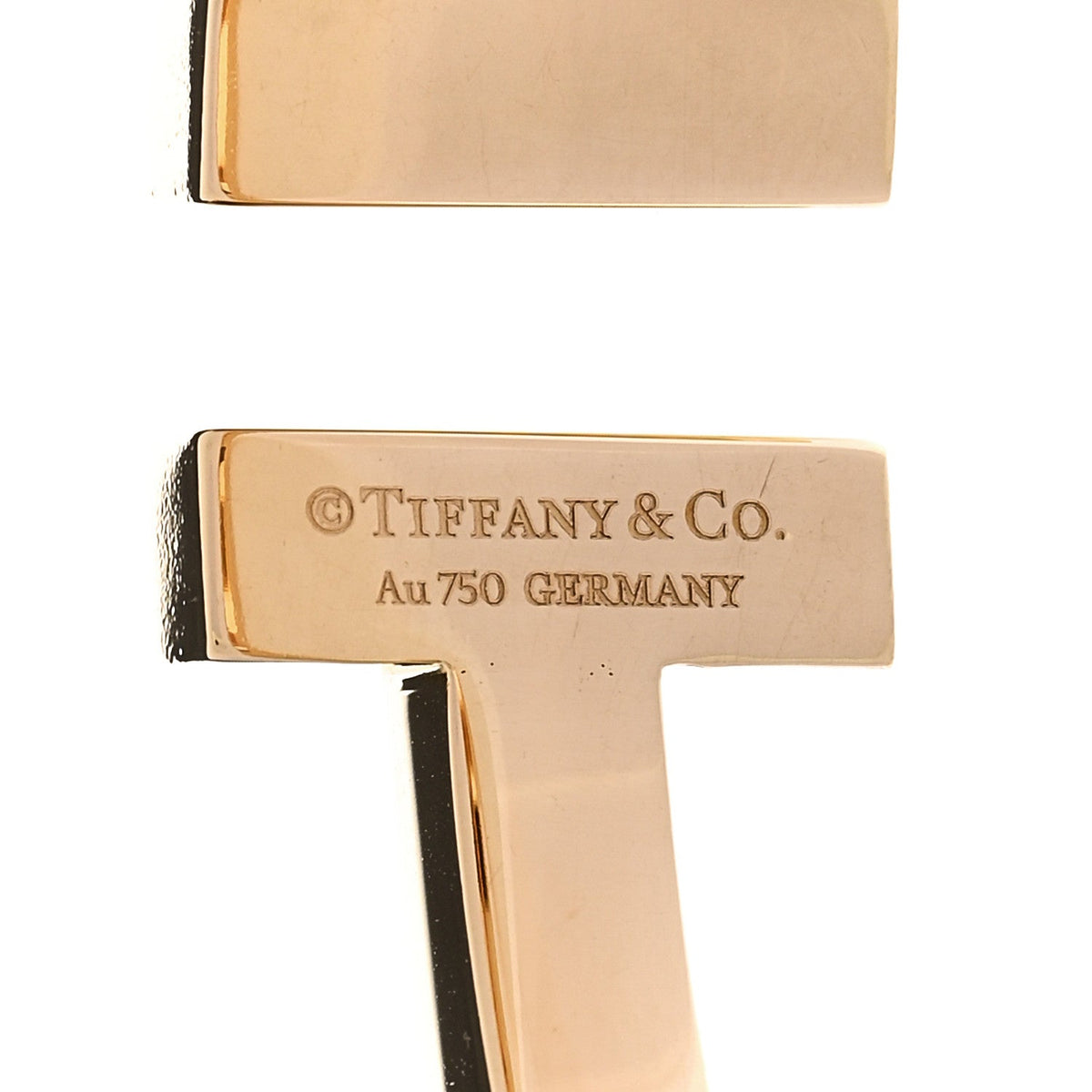 Tiffany 18K Yellow Gold T Square Bracelet