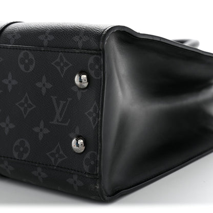 Louis Vuitton Monogram Eclipse Sac Plat 24H Black