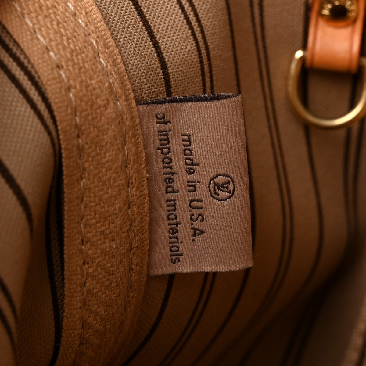 Louis Vuitton Monogram Neo Neverfull MM Tote Bag Brown