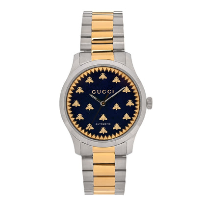 Gucci Stainless Steel 38mm G-Timeless Automatic Watch Blue