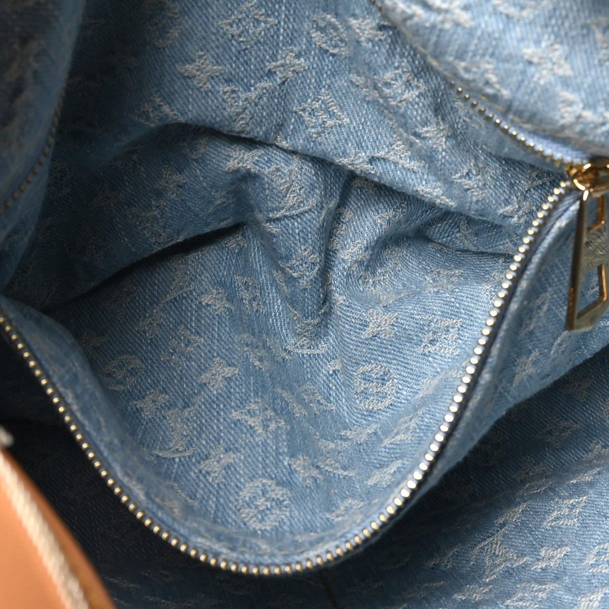 Louis Vuitton Monogram Denim CarryAll PM Sky Blue