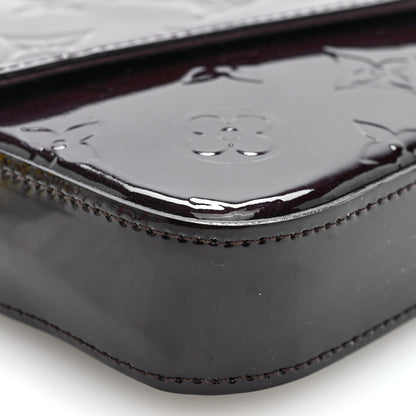 Louis Vuitton Vernis Pochette Felicie Chain Wallet Amarante 1987769