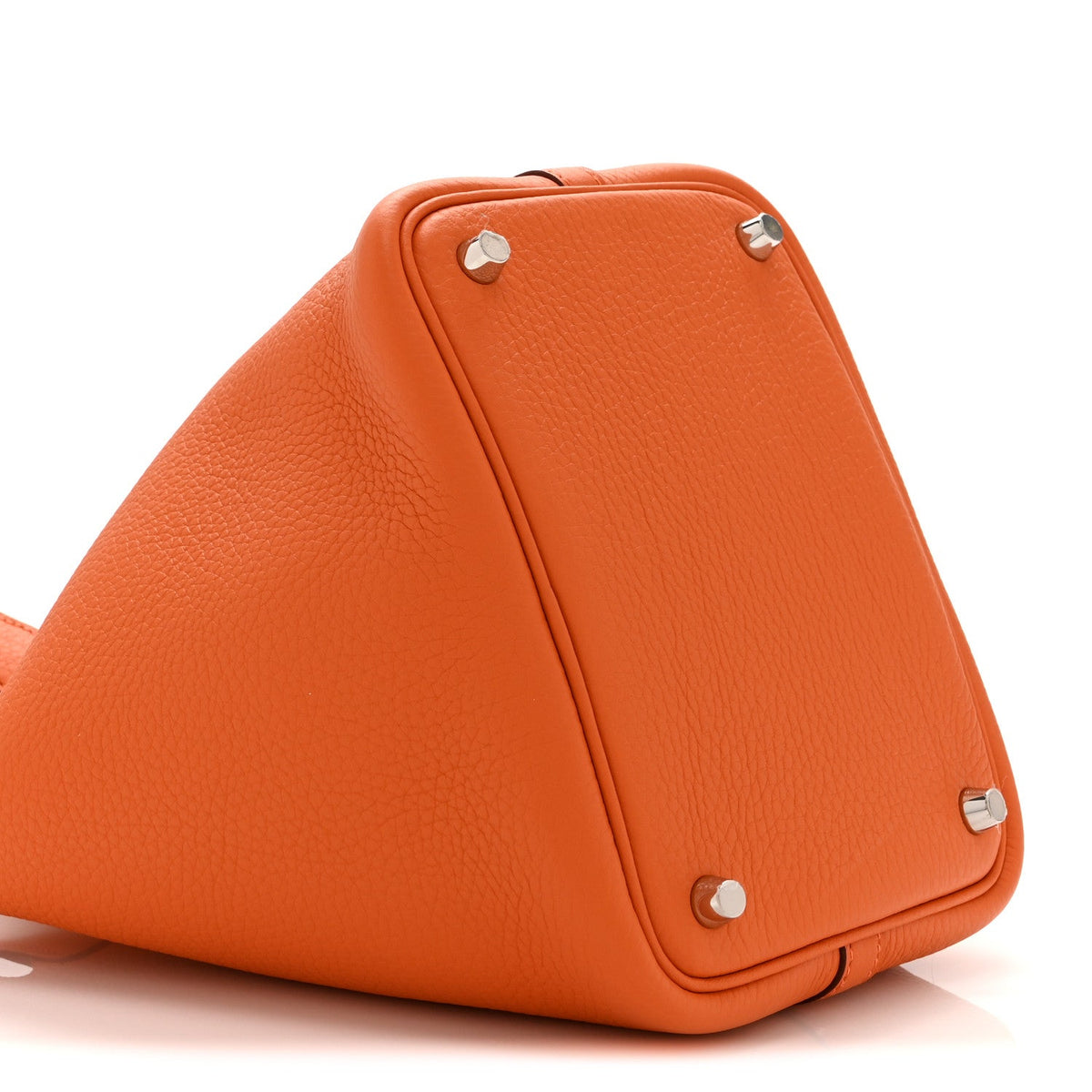 Hermes Taurillon Clemence Picotin Lock 18 PM Orange