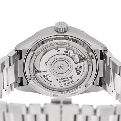 Tag Heuer Stainless Steel Carrera Date Automatic Watch Pink WBN2313