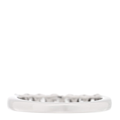 Tiffany Platinum Diamond 3mm Forever Half Circle Band Ring 50 5.25