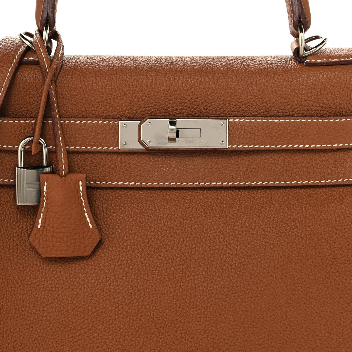 Hermes Togo 28cm Kelly Retourne Bag Gold
