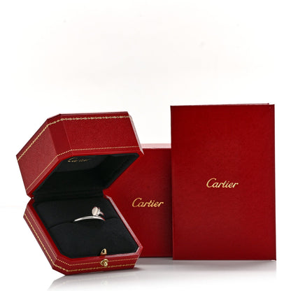 Cartier 18K White Gold Juste Un Clou Ring 67 11.75