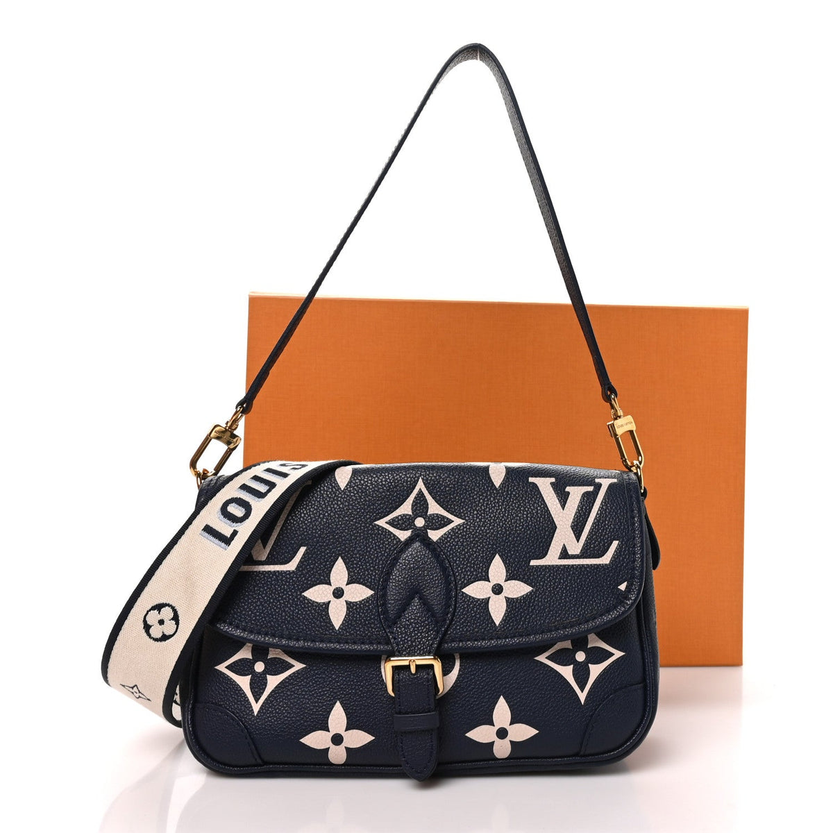 Louis Vuitton Empreinte Giant Monogram Diane Navy Creme