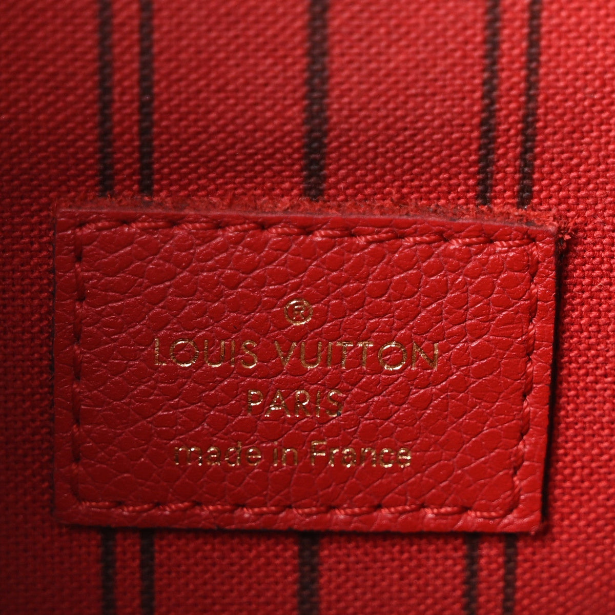 Louis Vuitton Empreinte Pochette Metis Bag Cherry