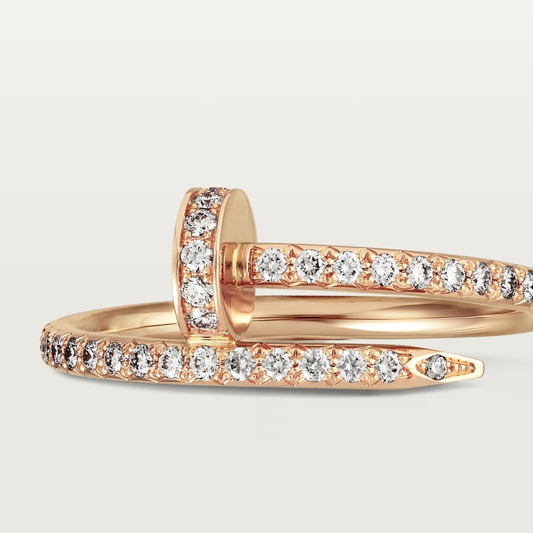 18K Gold Diamonds Juste un Clou Ring