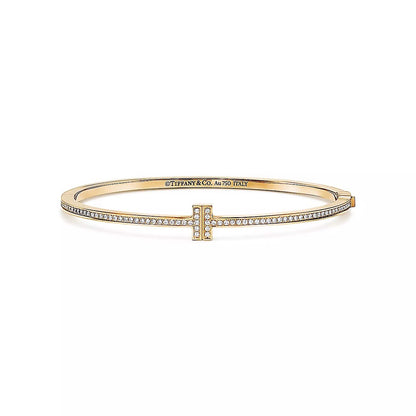 18K Gold Tiffany T Bracelet